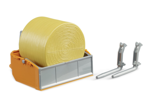 Traktor-Ladekasten und Gabeln